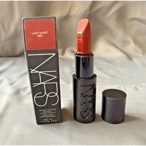 NARS Explicit Lipstick Shade LAST NIGHT 868 New In‎ Box Rouge Full Size .13 oz